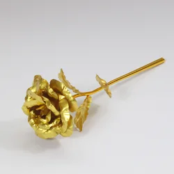 12 Elegant Galaxy Rose Flowers - Timeless Gift for Her on Valentine's, Mother's Day, or Birthday (Gold)