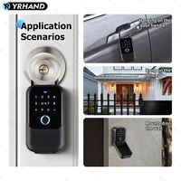 TTlock Smartkey Lock Box Wireless Electronic Key Safe with Digital Code App Controlled Bluetooth Smartlock for Home Key Padlock - Image 3