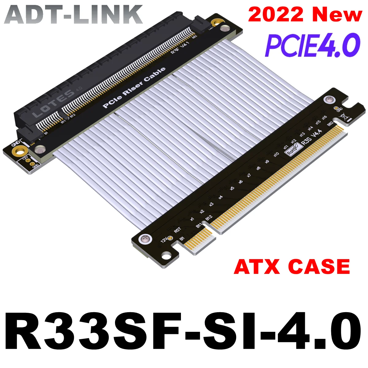 Cavo Di Montaggio Schermato Pcie 4.0 X16 Riser Rtx3090 Prolunga Adattatore Scheda Grafica Cavo Pcie4.0 Atx Rog Case Gen 4.0 Extender Gpu