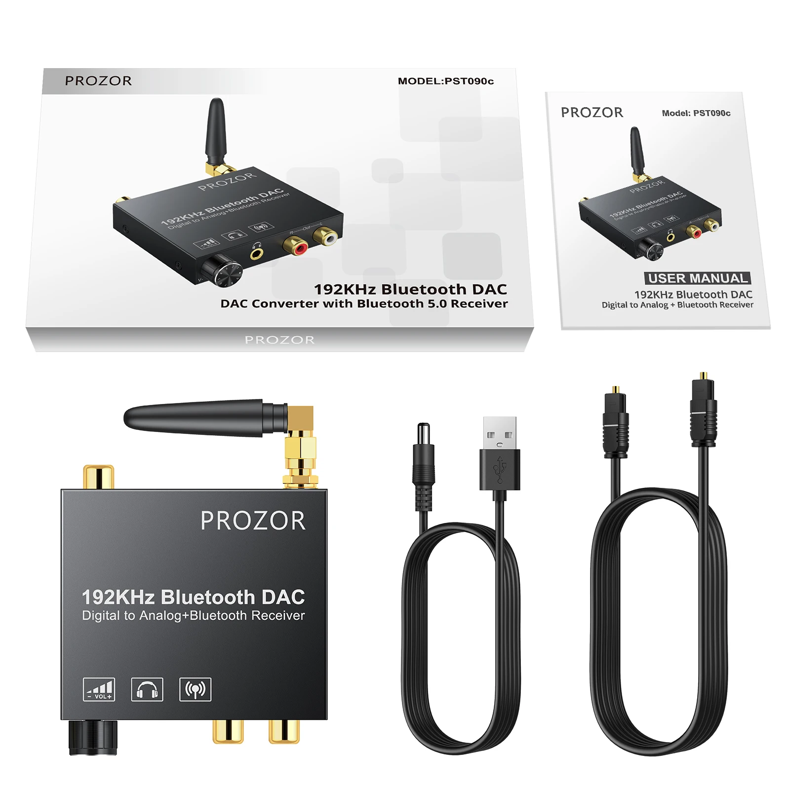 PROZOR DAC  Ƴα  ,  ű ,  佺ũ -RCA 3.5mm  ׷ 