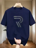 T-shirt imprimé de luxe décontracté pour homme - T-shirts graphiques streetwear tendance et confortables à porter - Vêtements pour homme une pièce 2