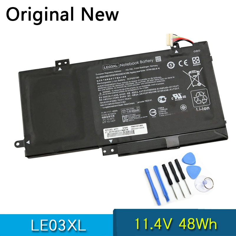 

NEW Original Battery LE03 LE03XL HSTNN-PB6M/UB60/YB5Q For HP Envy X360 M6-W TPN-W113 TPN-W114 TPN-W116 796220-541/831 796356-005