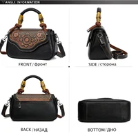 Sac à bandoulière rétro pour femmes, sac à main de haute qualité imprimé en 3D diagonale, classique bureau, pas trop grand ou trop petit sac de luxe 2