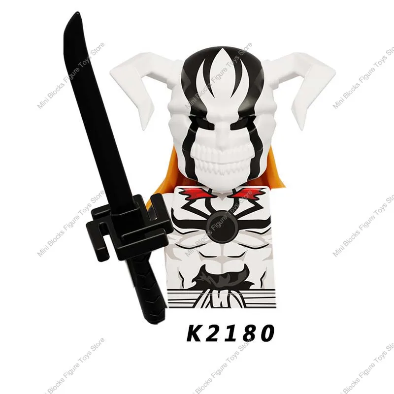 KDL824 BLEACH Hitsugaya Kurosaki Kuchiki Ichigo Buildings Blocks Mini Anime Cartoon Figures Action Toy Bricks Kids WM6164