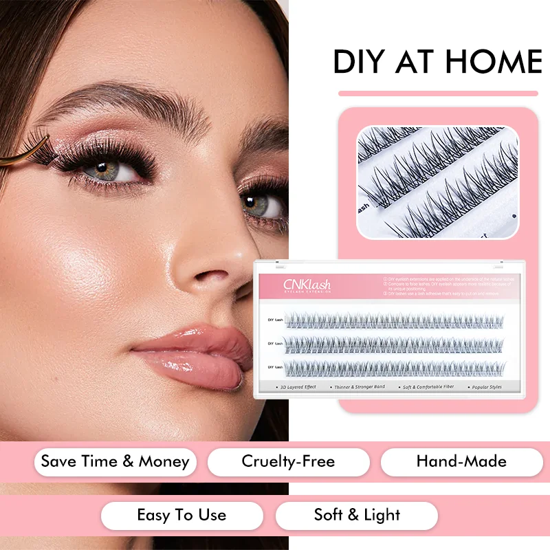 

3/5/10 Rows 12D Premade Fan Individual Clusters Lashes Russian Volume Fan Eyelash Extension Natural Soft Eyelashes Supplies