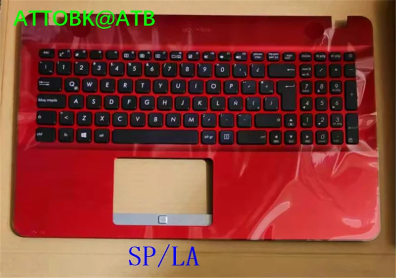 Teclado com Moldura para Palmrest para Asus sp la ru br us X541 X541u X541ua X541uv X541s X541sc X541sa X541uj R541u R541 X541l X541s - Imagem 2