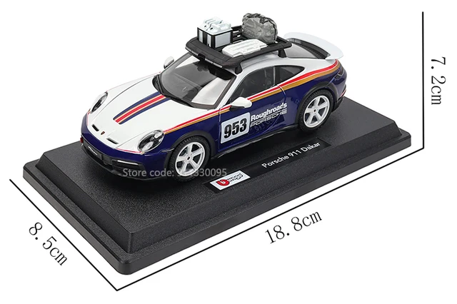 Burago  ポルシェ911 Bburago Burago 1/24 Porsche 911 (992) Dakar #953 Roughroads