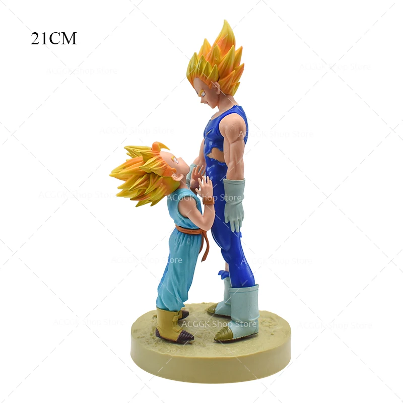 Anime Dragon Ball Z Figuras 19CM Filho Goku Vegeta Trunks Pai e Filho Adeus  Super Saiyan PVC Action Figure Modelo para KID - AliExpress