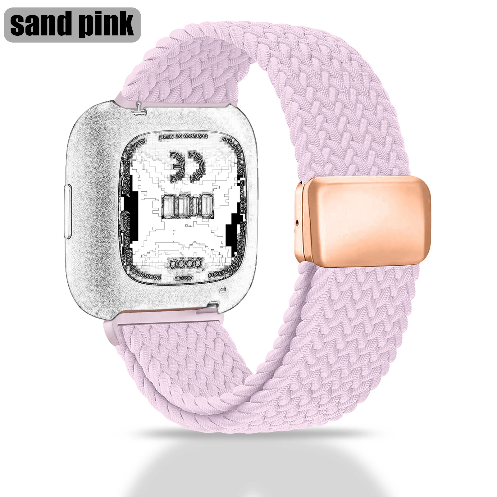 Vibrant Elastic Woven Magnetic Buckle Strap – Sport Band