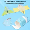 3D Shape Geometry Montessori Math Toys Parish Transparent Shapes Sensory Teaching Aids Early Educational Learning Children Toys 4