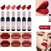 Red Wine Bottle Design Makeup Lip Gloss,Velvet Matte Lip Gloss Liquid Lipstick, High Colour Development,for Natural Lip Makeup 3
