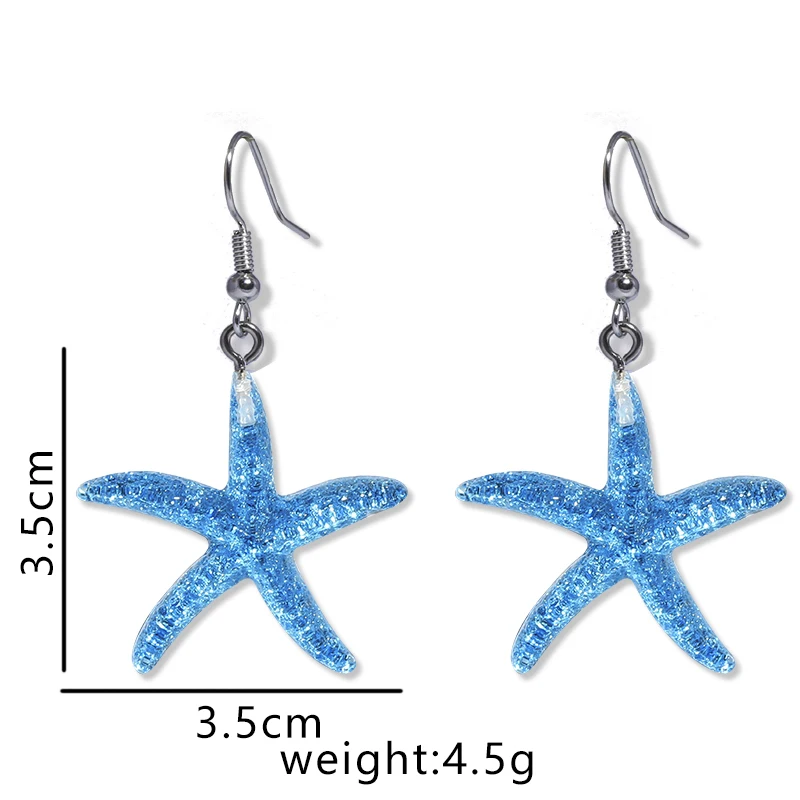Aihua Boho Bunte Harz Seestern Halskette für Frauen Koreanische Seil Halsband Halskette Sommer Strand Party Urlaub Schmuck Geschenke – Detail 23
