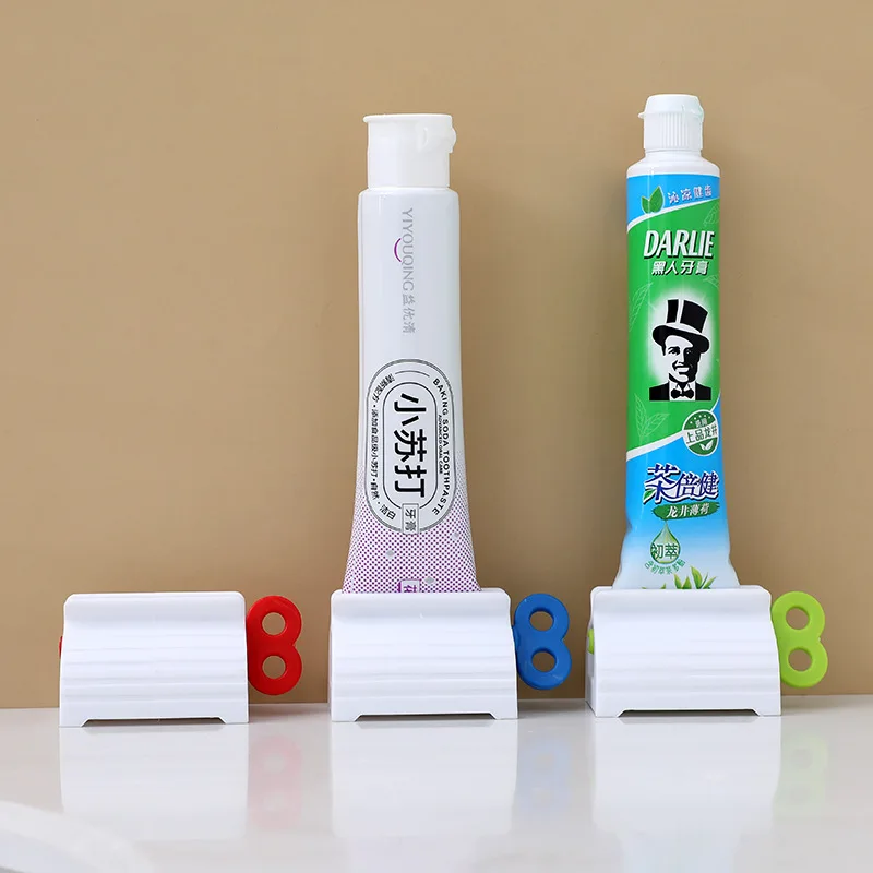 Rolling Tube Toothpaste Squeezer Dispenser Seat Holder Stand Easy Cleaning Bathroom Products Household Cosmetics Squeezer toothpaste squeezer