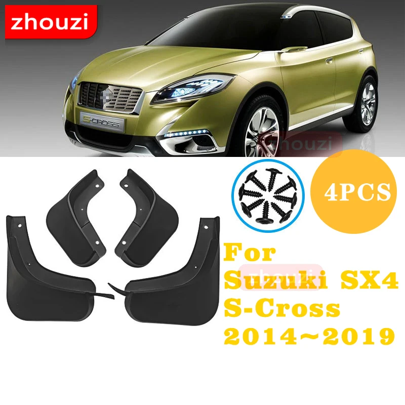 For Suzuki SX4 S-Cross Hatchback 2014-2019 2007-2011 Mud Flaps Splash ...