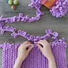 100G Puffy Finger Loops Chunky Chenille Yarn Hand-Woven Thick Wool Threads For Crochet Blanket Carpet Diy Knitting Crafts Supply 4