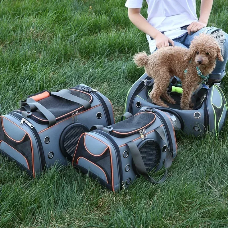 Dog Carrier Bag Pet Outing Portable Cat Dogs Handbag Crossbody Bag Breathable Large Capacity Cats Small Pet Dogs Slings Backpack pet carrier bag pet bag