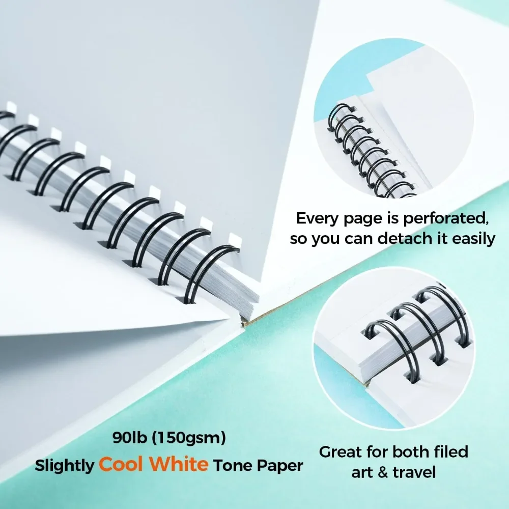 Double-sided marker pad art sketchbook impermeable - 7 6