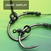 Carp Fishing Hook Bait Screw Stopper Rubber Beads Micro Ring Swivel Stop Floss For Pop UP Boilies Stopping Fish Accessories 6