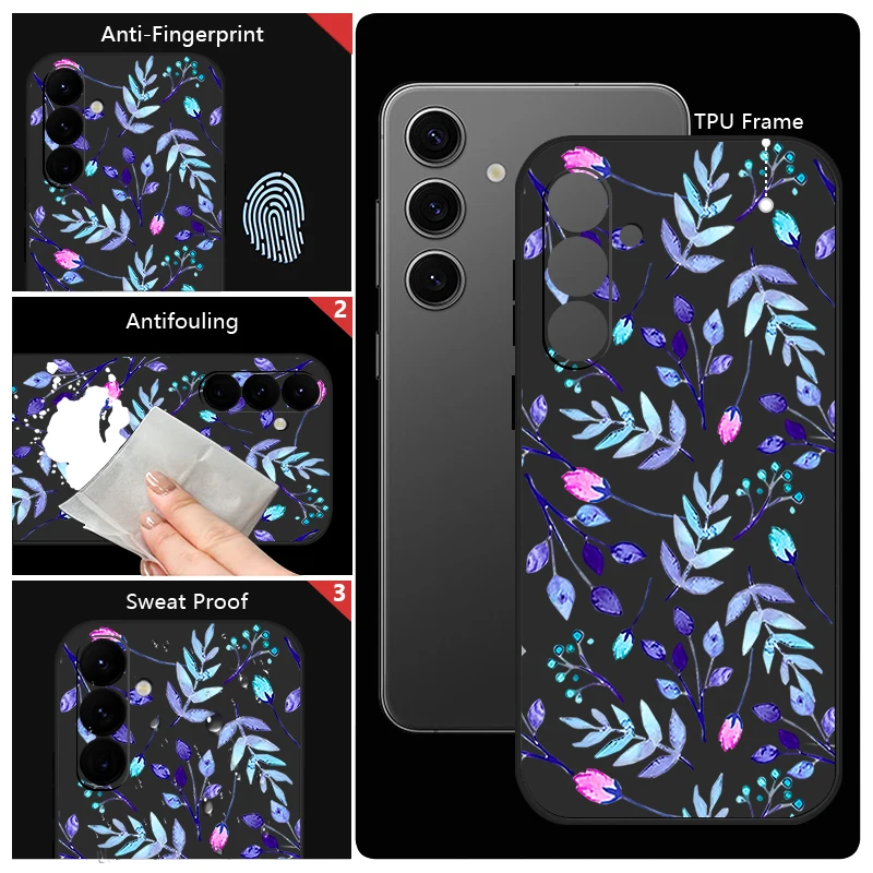 Vibrant Leaf Design Soft Phone Case