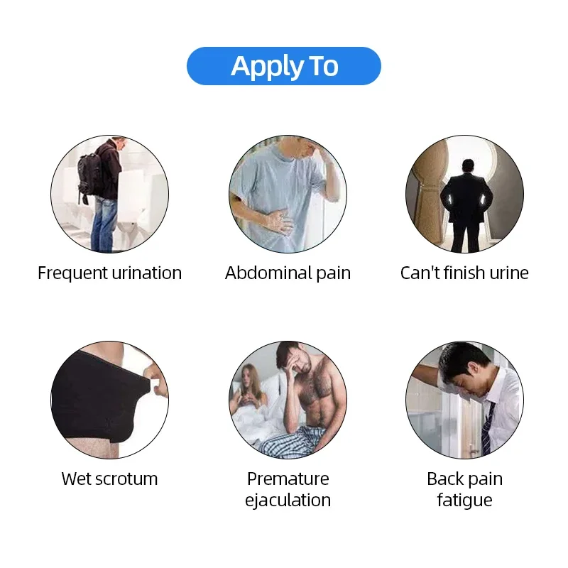 Urologic Prostatic Medical Cold Compress Gel Medicine Treatment Prostate Antibacterial Plaster Cure Prostatitis Herbal Medicine