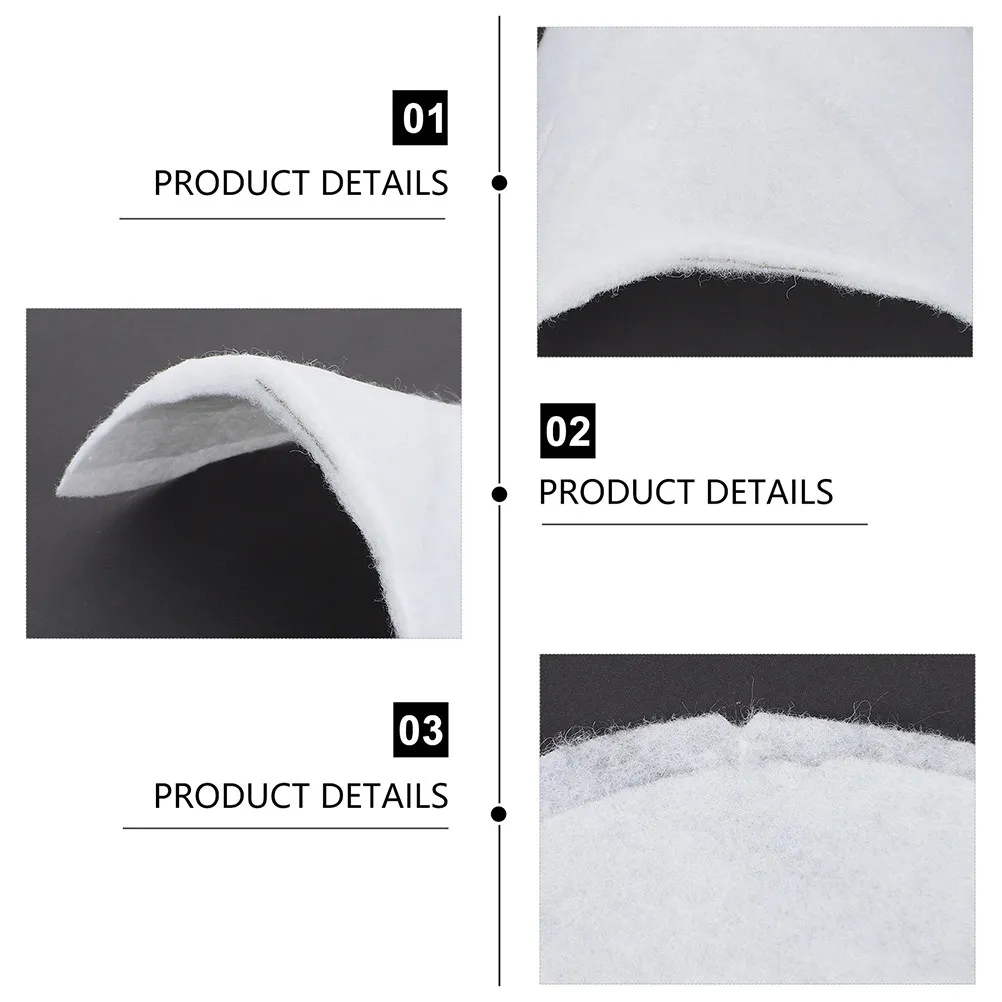 50 쌍의 어깨 패드 코튼 경량 편안한 어깨 모양 확대 남성 여성 의류 코트 정장 재사용 가능