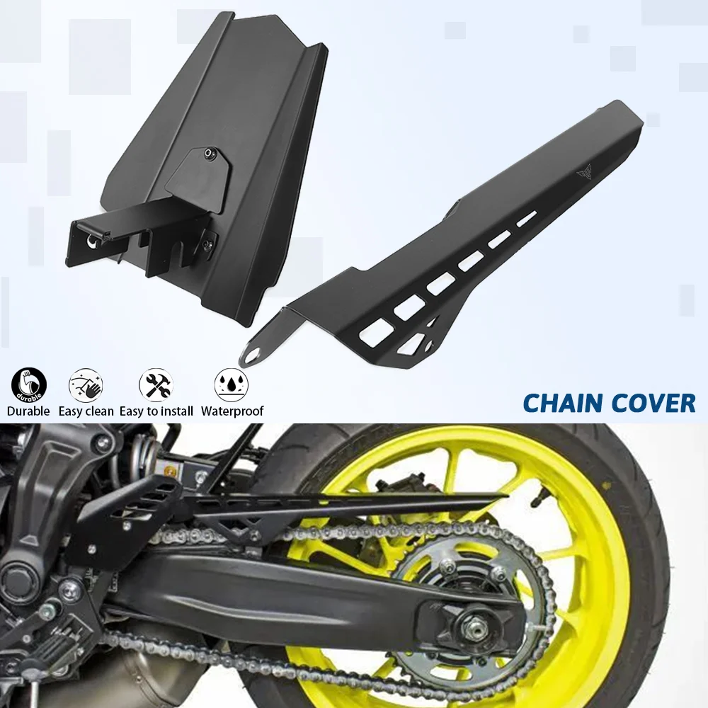 

For YAMAHA MT-07 Moto Cage Chain Guard Cover Rear Fender Tire Hugger Mudguard FZ-07 XSR 700 XTribute YZF R7 MT07 TRACER 700 7 GT