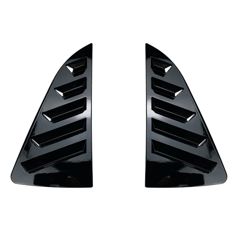 For VW Polo Mk5 6R Polo Mk5 6C MK6 GTI TGI TSI MPI Rear Triangle Window Shutters Triangle Sunshade Modified Patch Shark Gill