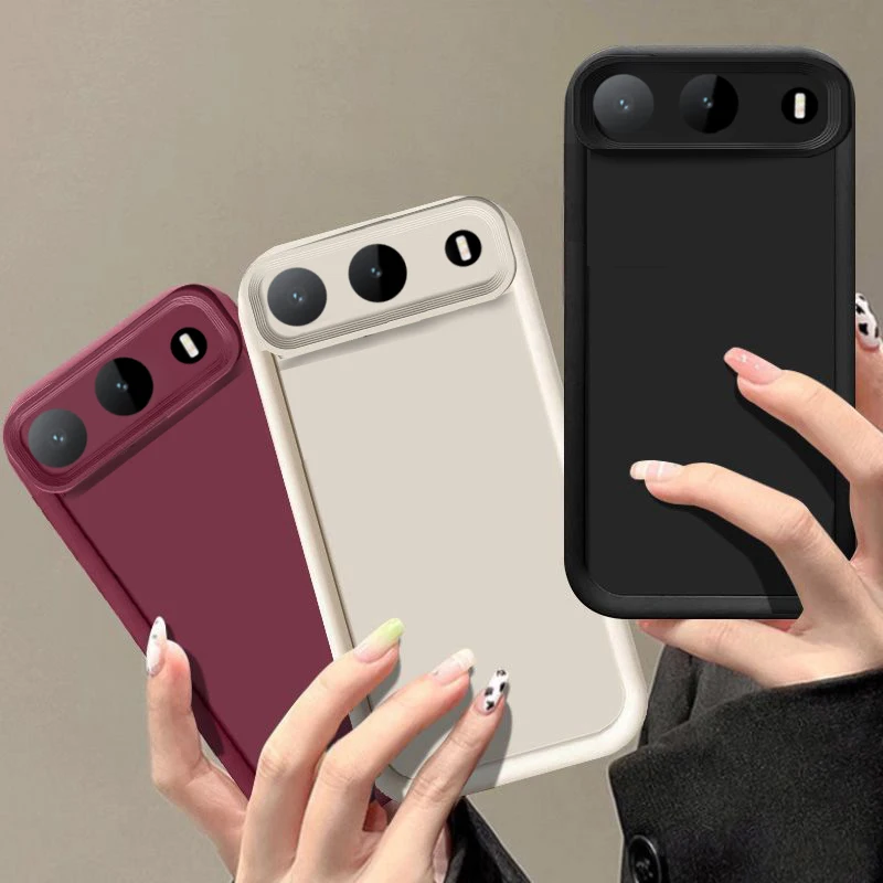Luxury Candy Matte Soft Cover with Anti-Fall Protection