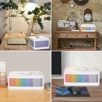 4X6 Inch Photo Storage Boxes Photo Case With Handle, 10 Inner Plastic Photo Keeper, Scrapbook Organiser Container Box 2
