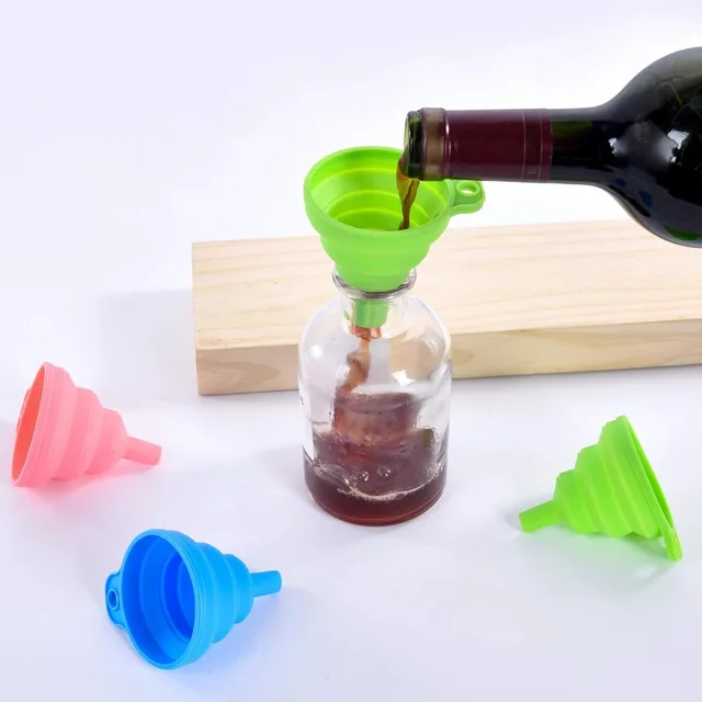 Collapsible Silicone Funnel Set (3pcs) 2
