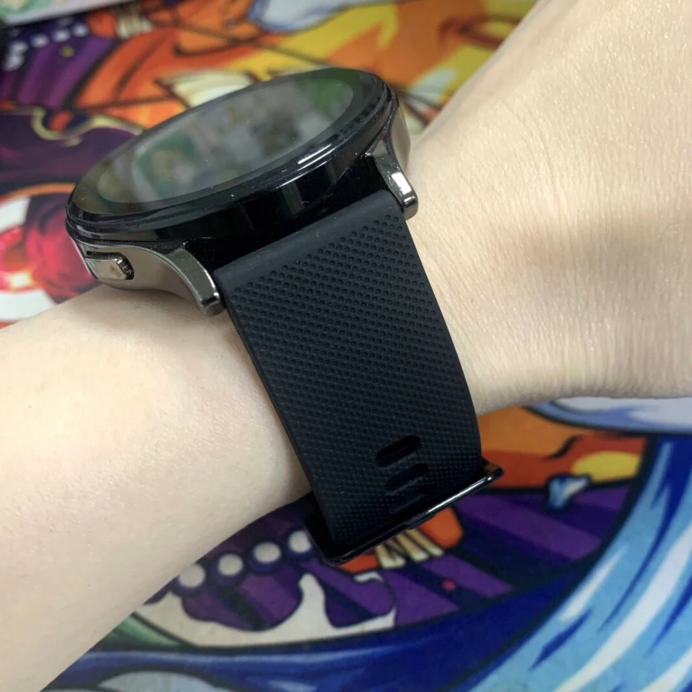 Silicone Sport Strap - Versatile 20/22mm Wristband Bracelet