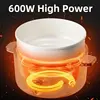 1.5L Mini Electric Instant Noodles Pot,Multi-Functional Non-Stick Boiling Pot,Dormitory Household 1-2 People Rice Cookers ,600W 4