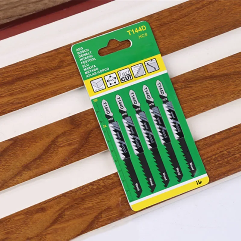 5Pcs High Quality Curved Saw Blades with Extended Woodworking Electric Saw Blades for Cutting Thick Wooden Boards