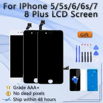 Per Iphone 6G Lcd Assemblea di Schermo, Aaa + Grade, per Iphone 5 5s 5G 6G 6S per Iphone 7G 7 Più 8G 8 Più Lcd assemblea di Schermo