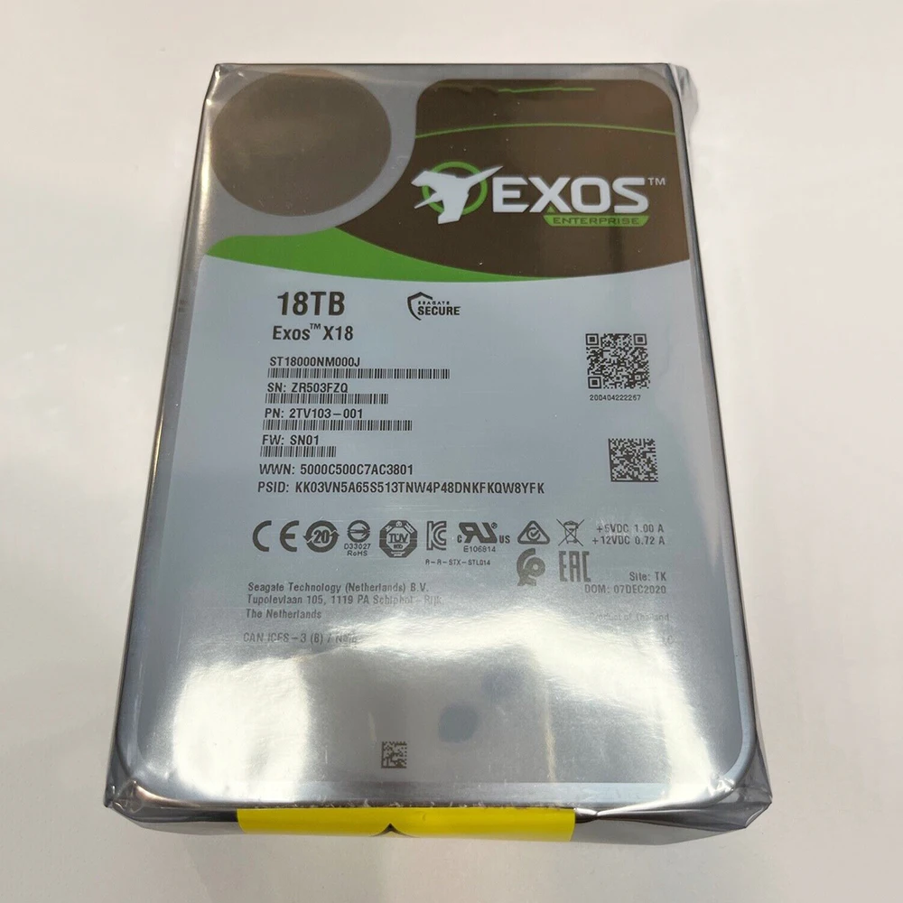  ϵ ũ, ST18000NM000J, 18 ׶Ʈ, Exos, X18, 7200 RPM
