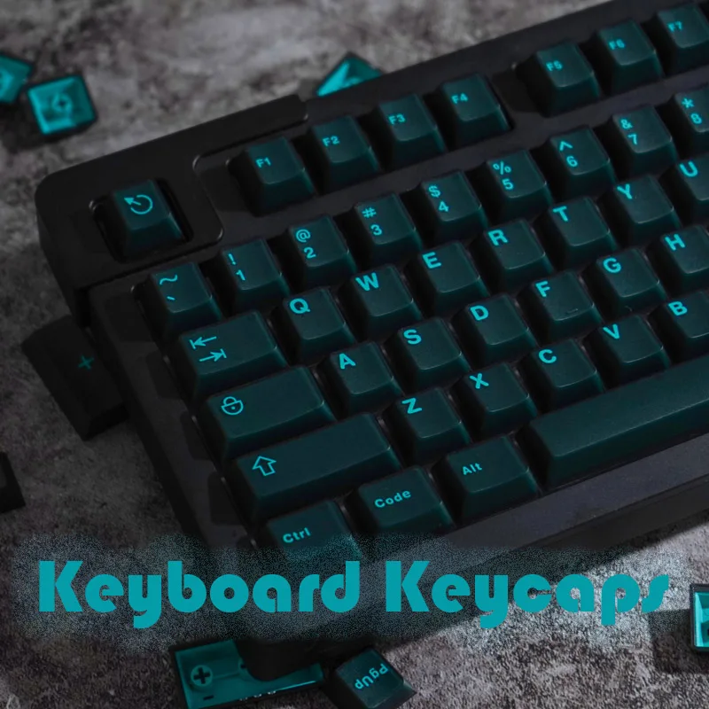 Abs Translúcido Keycaps Multicoloridos Custom Cherry Perfil Keycaps Sublimação Teclado Mecânico 120 Chaves - Imagem 4