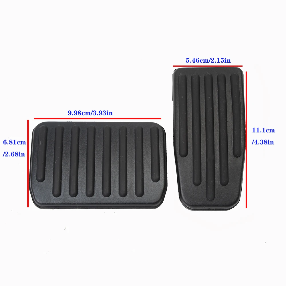Car Accessories For Tesla Model 3 Model Y -22 Aluminum alloy Foot Pedal Accelerator Gas Fuel Brake Pedal Cover Car Styling