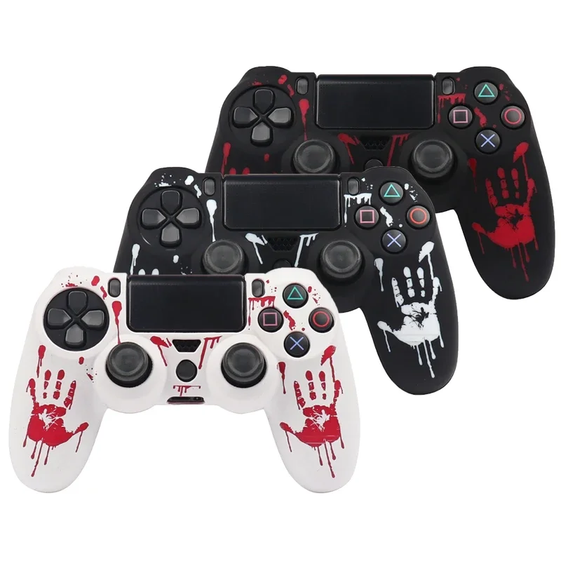 Custodia Morbida In Silicone Per Controller Per Ps4 Control Skin Cover Accessori Per Joystick Per Playstation 4 Video Gamepad