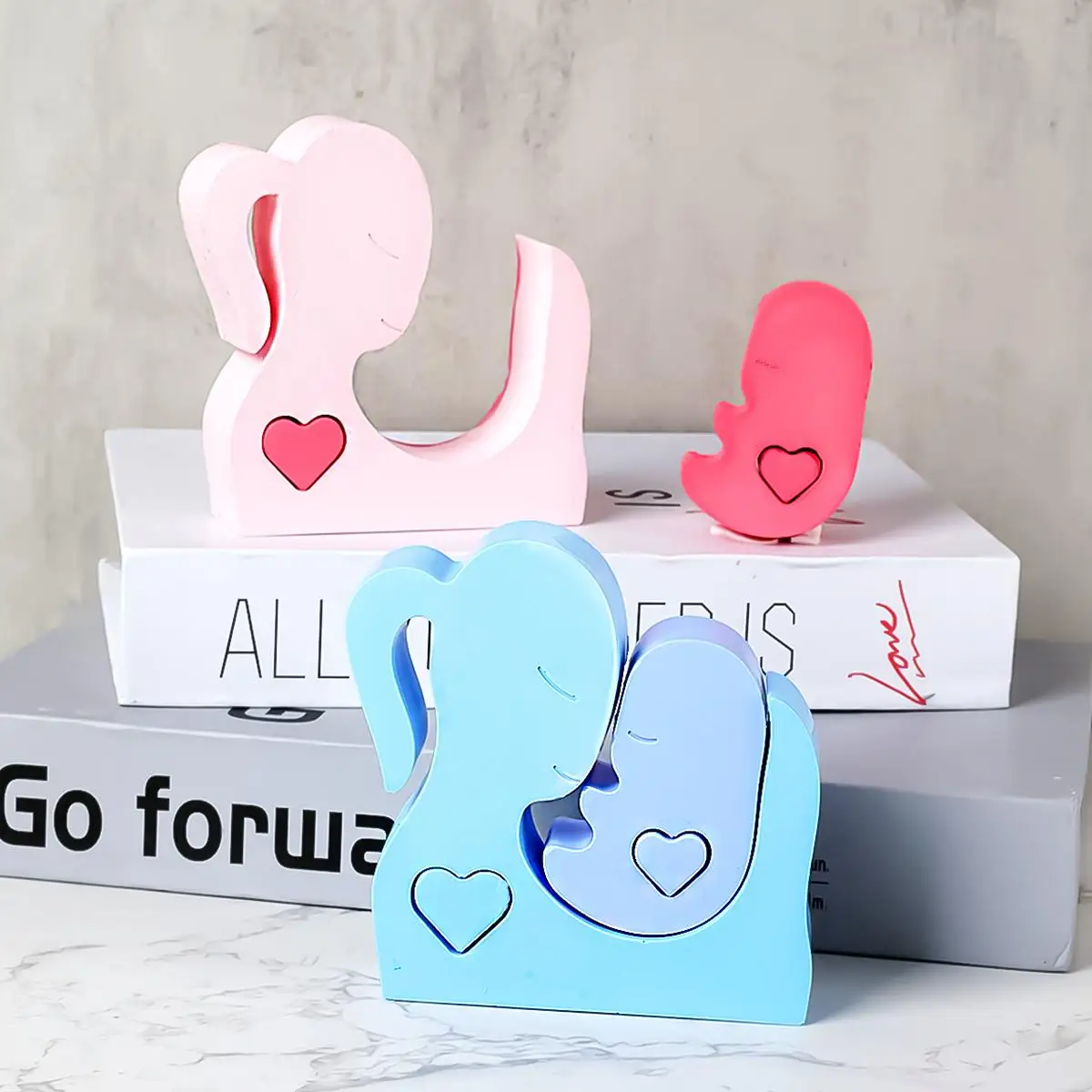 Mother Baby Puzzle Mold 1
