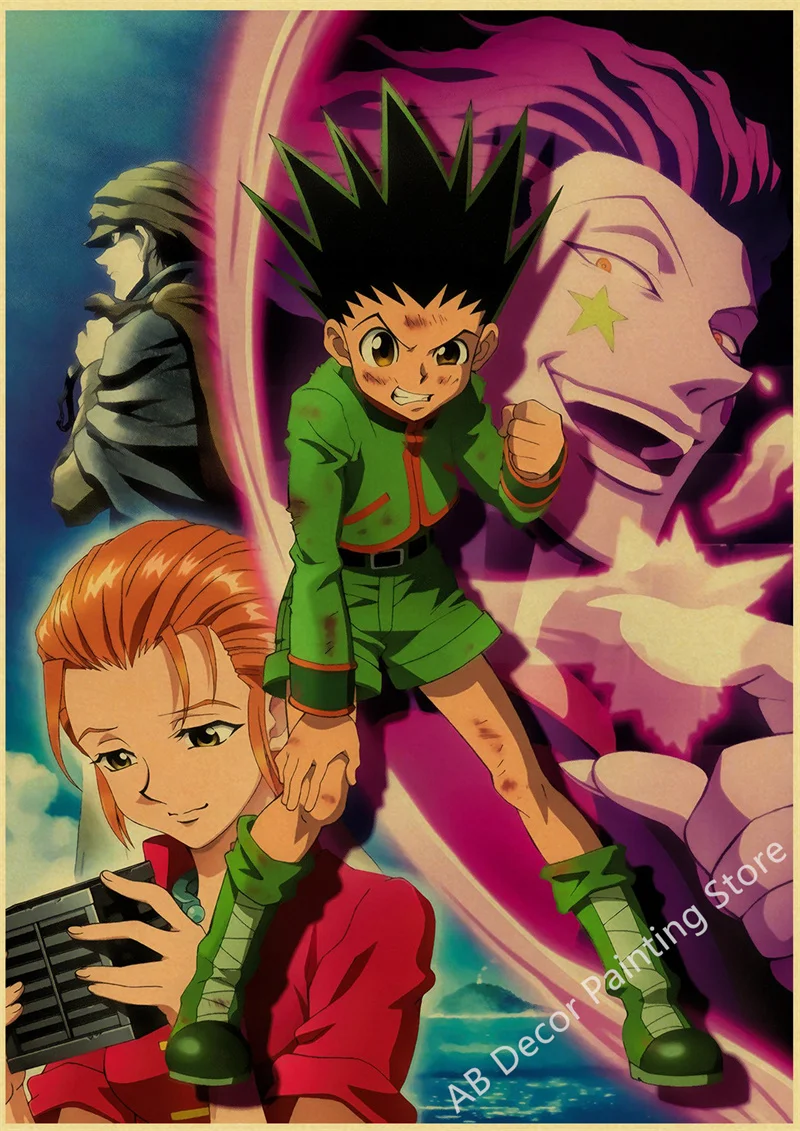 10€ sur Hunter X Hunter Poster Manga Anime - Décoration de la maison 30 x  45 cm - Achat & prix