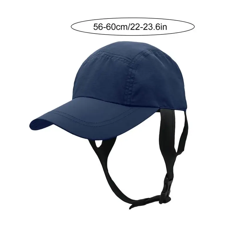 Surf Surfing Hat With Chin Strap Kitesurf Caps Water Sport Sun Men Women Unisex Foldable Riding Camping Sun Hat Mountaineering