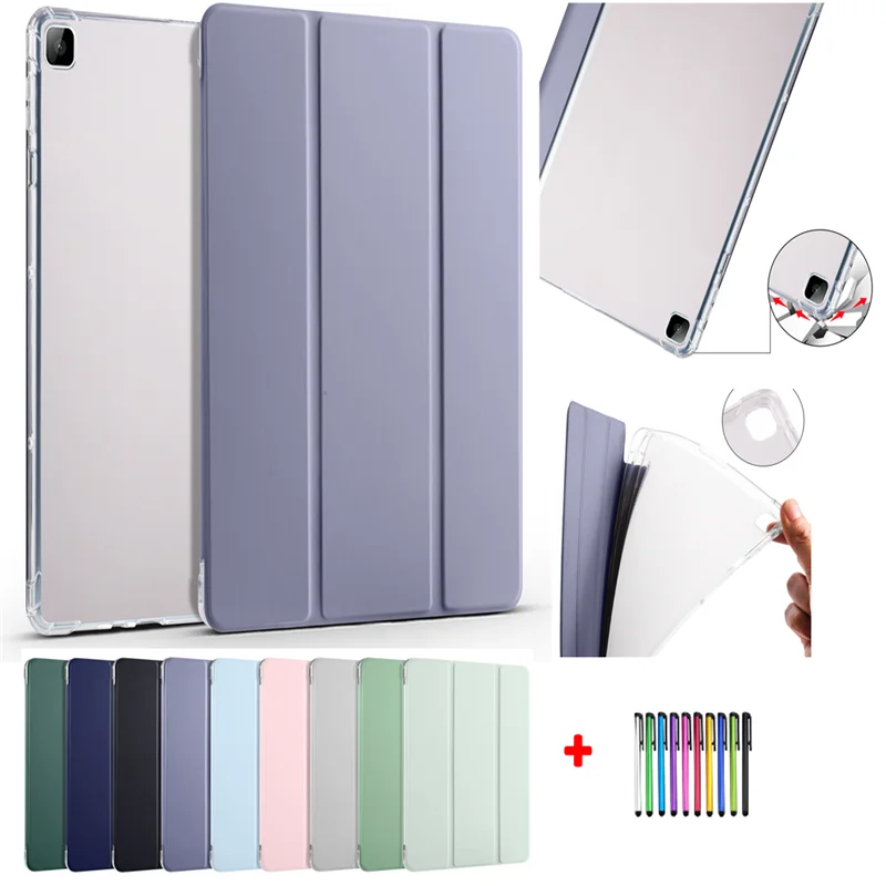 For Matepad T10S Case With Pencil Holder Tablet PU Leather Flip Shell For Huawei Matepad T10 Cover Soft TPU Back Coque + Gift_voghion.com