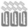 12 Pcs Hair Clip Barber Cape Strap Hook Metal Buckles Adjusters Adjustable Accessories 5