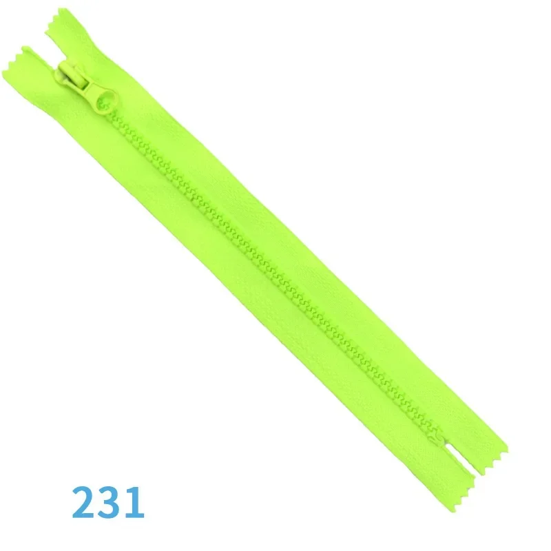 Durable Resin Zipper for Crafting and Sewing Projects, 2-Pack