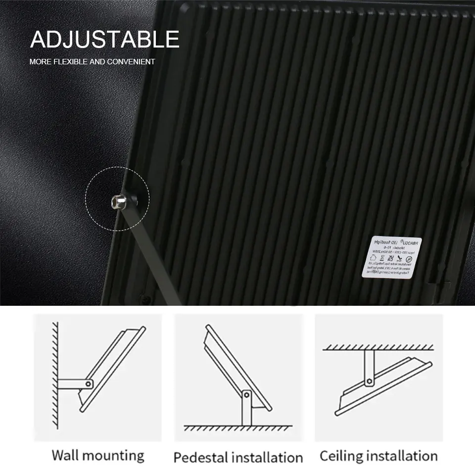 LED Flood Light 10W 20W 30W 50W 100W Floodlight AC 220V Outdoor Lighting Reflector Spotlight IP66 Waterproof Wall Floodlights