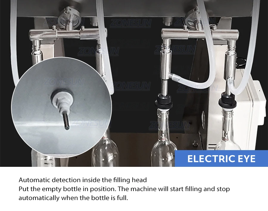 ZONESUN GFP-4 Автоматическая машина для розлива красного вина Линия по производству упаковки для бутылок с пивом и оливковым маслом 