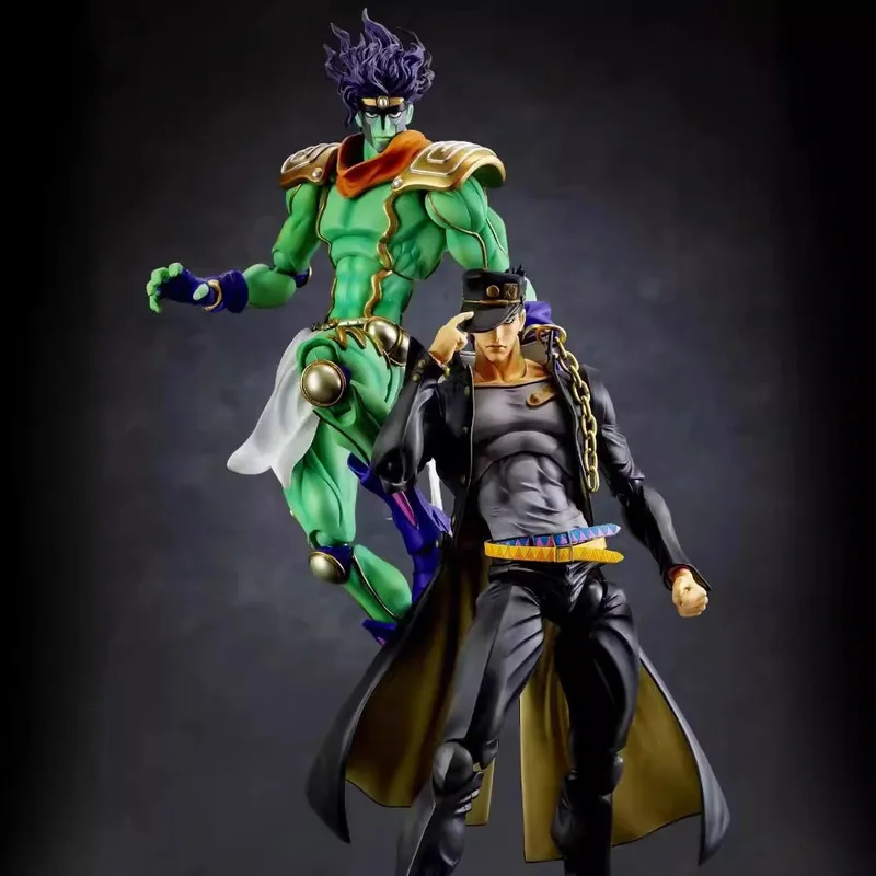JoJo's Bizarre Adventure Jotaro Kujo Star Platinum Anime Figure Statue - Desktop Decoration Ornament Toy