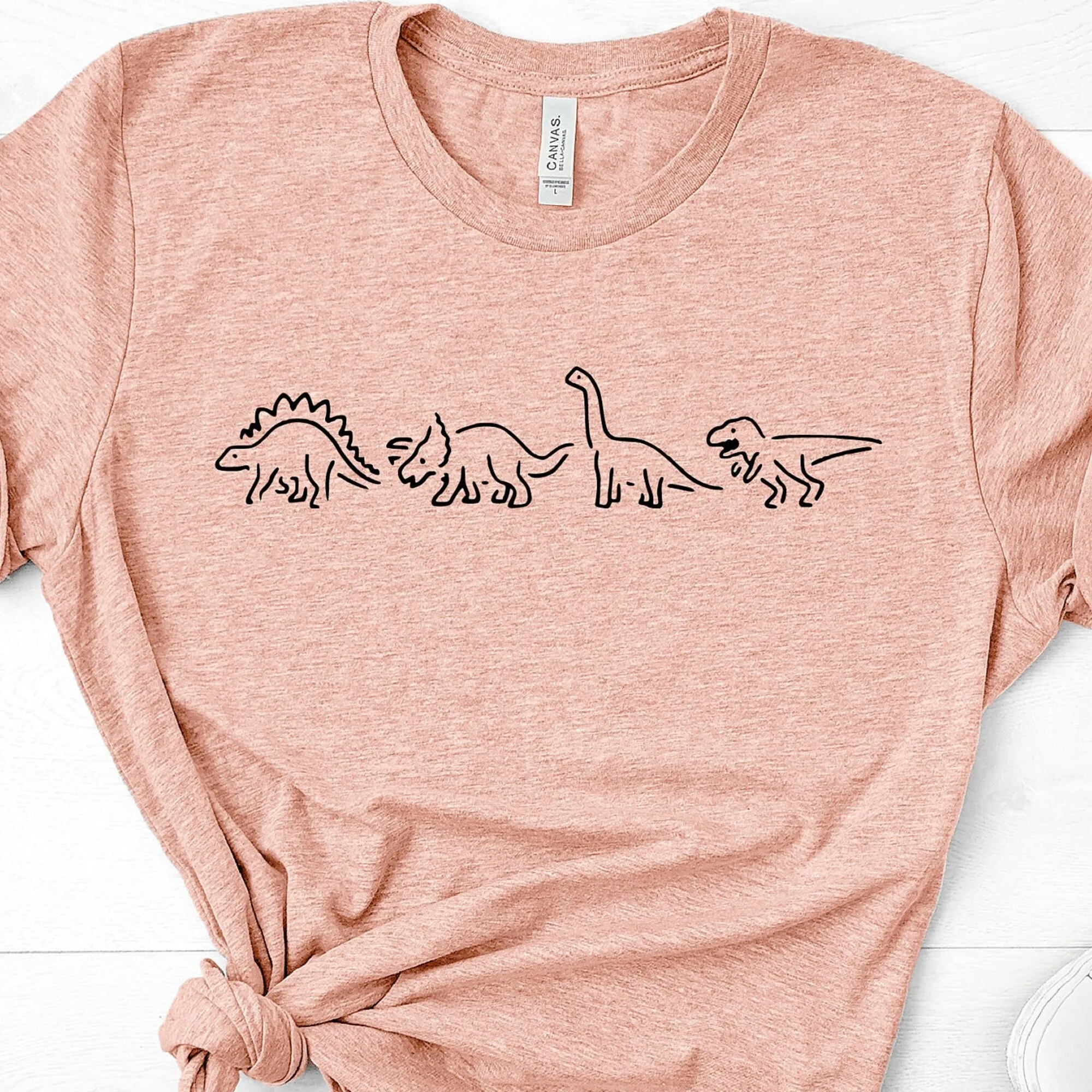 Dinosauro T Shirt Lover Tipi Di Diversi Tipi Triceratopo Rex Stegosauro Per Papà