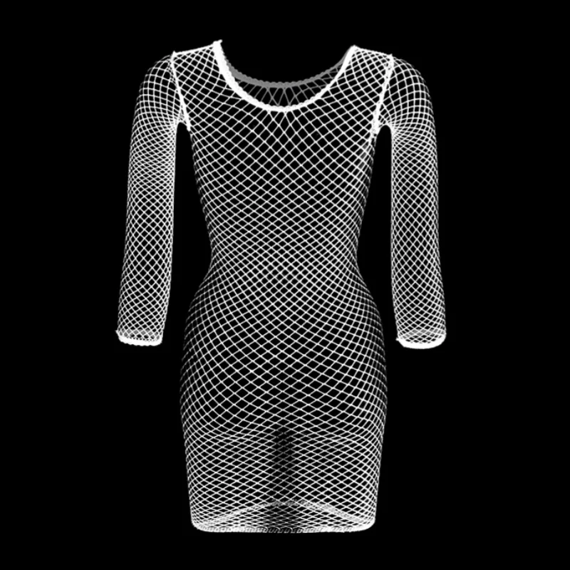 Sexy Cover Up Hollow Out Fishnet Dress without Bikini Holiday fishnet cover up