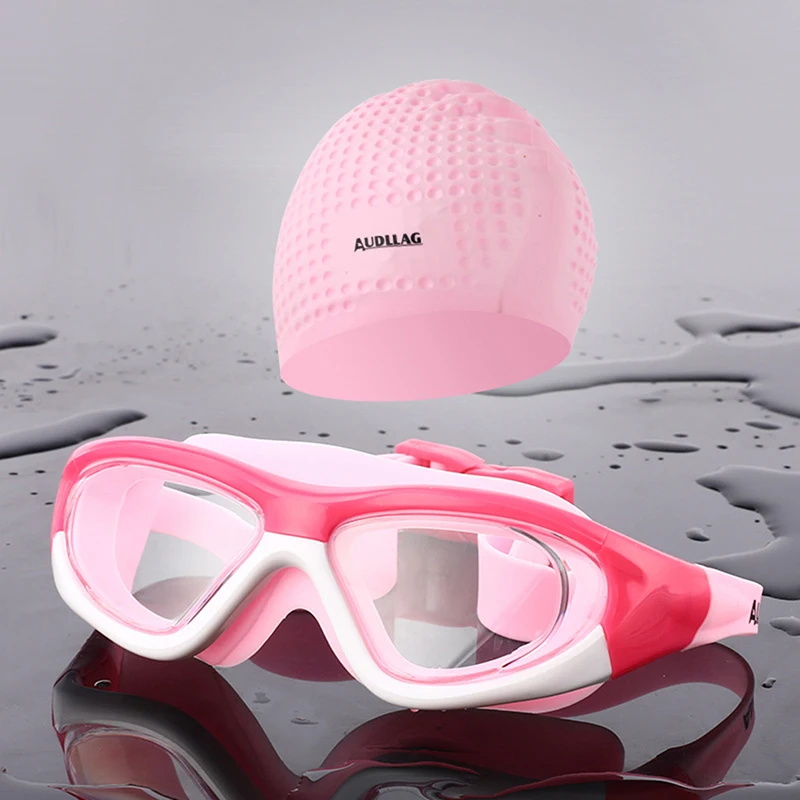 

Elastic Silicon Rubber Waterproof Protect Ears Long Hair Sports Swim Pool Hat Swimming Cap